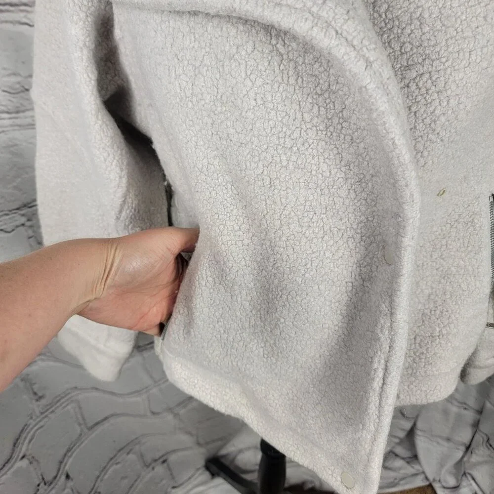 LULULEMON Show Me The Sherpa Jacket Women Size 6‎ Wool Blend Casual Athleisure